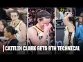 Caitlin Clark called for technical foul later rescinded by the league WNBA on ESPN