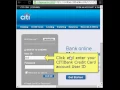 Citibank Online Login Tutorial