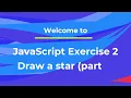 JavaScript Exercise 2 2 - Canvas draw a star