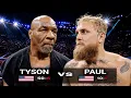Mike Tyson USA vs Jake Paul USA Boxing Fight Highlights