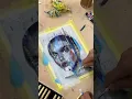 Lagu Remixing a Portrait with Mixed Media | Masking Tape, Spray Paint, Oil Pastels \u0026 Markers