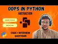 Python OOP Abstraction Explained Abstract Classes Methods