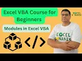 Understand the excel vba module Excel VBA Course for Beginners 10