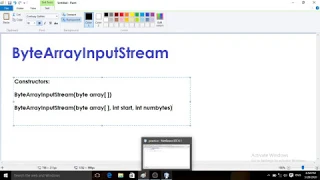 Using ByteArrayInputStream class object in java