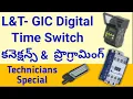 L T - GIC Digital Time switch Connections Programming and settings
