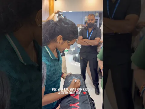 PV Sindhu at the BWF World Championships 2026 — a moment to cherish forever. 😍✅ #shorts