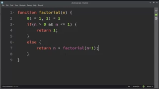 How to Make a Factorial Function in JavaScript by using Recursion