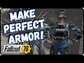 Perfect Armor Crafting Secret Service Civil Engineer Covert Scout More Fallout 76