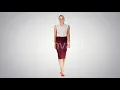 Beautiful Sexy Brunette Woman Business Office Style Fashion Stock Footage - hive