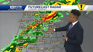 Severe Weather in Alabama: Storms & Winds stretch across Alabama this weekend, with the potential...