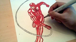 Drawing Daredevil