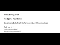 Exploratory Data Analysis - Terrorism The Sparks Foundation GRIPJUNE22