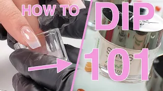Dip Powder 101 How To Dip Nails For Beginners SNS Nail Tutorial