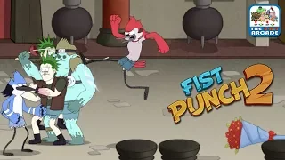 regular show fist punch 2 margaret saves mordecai from a beatdown cartoon network games 