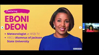 AngelsnTech interviews Eboni Deon WSB-TV Meteorologist
