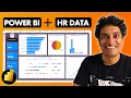HR Data Analytics Awesome Dashboard with Power BI End-to-End Project