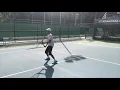 Lagu College tennis recruiting video of Naufal for Fall 2019