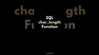 SQL char - length Function Counting Characters