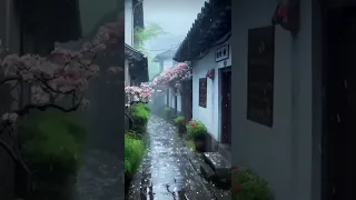 رحلة نحو الاسترخاء في وسط الطبيعة صوت المطر بدون موسيقى 