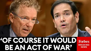 BREAKING: Rand Paul Tells Marco Rubio The Trump Admin Violated The Constitution By Capturing Maduro