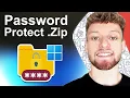 How To Password Protect a Zip File Windows 11 Tutorial