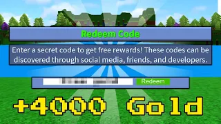 UNLOCKING 4 000 GOLD USING THESE CODES Build a boat for Treasure ROBLOX