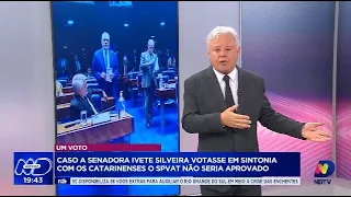 Paulo Alceu comenta sobre voto da senadora Ivete Silveira no caso do SPVAT