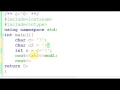 character to integer conversion in c
