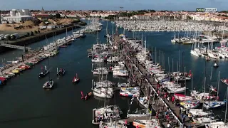 2021 Mini Transat Race Pre-Start (English) Sept 27. Interviews of skippers.