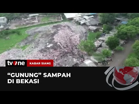 Permukiman di Bekasi Berdampingan dengan "Gunung" Sampah