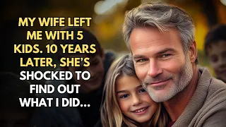 My Wife Left Me With 5 Kids. 10 Years Later, She’s Shocked To Find Out What I Did...