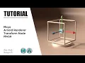 Transform Node In MASH Maya Arnold Renderer Tutorial