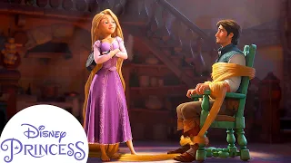 rapunzel and flynns best moments disney princess