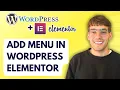 How to Add Menu in Wordpress Elementor 2026 Full Guide