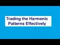 How to trade Harmonic Patterns profitably Harmonic Pattern Scanner