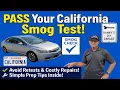 California Smog Test Tips to PASS Your Emissions Test and how to reset the Maintenance Minder light