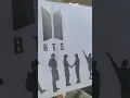 Installing BTS Army car decal sticker
