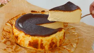 basque cheesecake super easy recipe