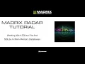 MADRIX RADAR Tutorial - Working With SQL Lite File And SQLite File In Main Memory Databases