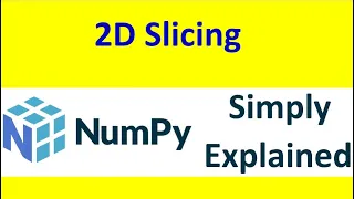 Numpy Slicing 2d 2 Dimensional Part - 10