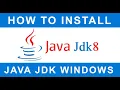 How To Install Java JDK Windows 7 8 10 11 compile and run java file on command line