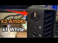 Solved 3 orange 1 white light blinking on Dell computers