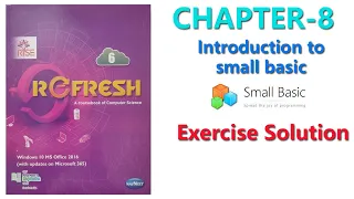 Ch-8 l Introduction to small basic l Refresh Rise Series Navneet l Std-6th