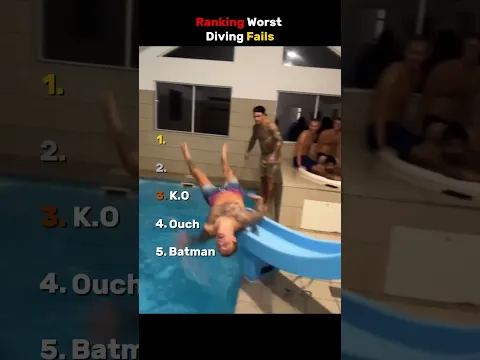 Ranking Worst Diving Fails😂