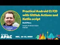Practical Android with GitHub Actions and Kotlin script