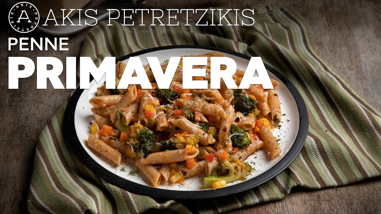 Penne Primavera   Make It Easy   Akis Petretzikis