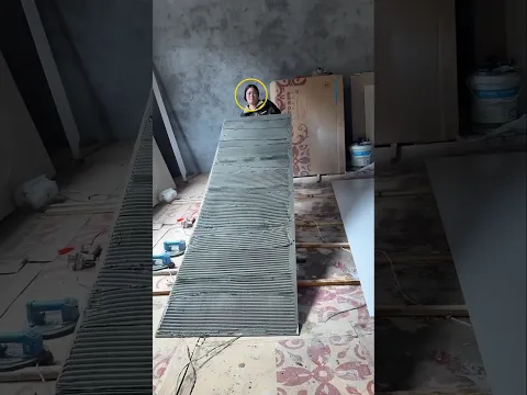This girl had told the owner not to order big tiles.
