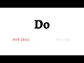 How to Pronounce do in American English and British English