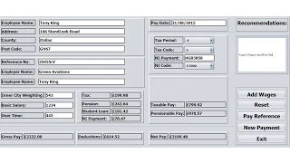 How to create Payroll Systems in Java NetBean - Tutorial 3