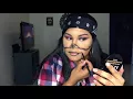 No Costume Halloween Look Gangster Clown Chola